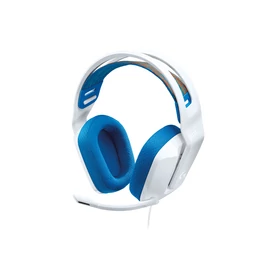 Logitech G335 gamer vezetékes fejhallgató mikrofonnal, fehér (981-001018)