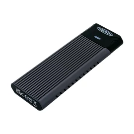 Origin Storage OSEC512NVME külső SSD meghajtó 512 GB USB C-típus 3.2 Gen 2 (3.1 Gen 2) Alumínium, Szürke