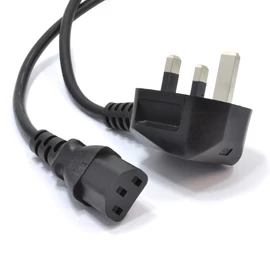 Origin Storage C-E-POWER-UK tápkábel Fekete 1,8 M G típusú hálózati csatlakozó C13 csatlakozó
