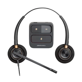HP Poly EncorePro 520 kétfüles headset Quick Disconnect technológiával