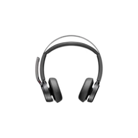 HP Poly Voyager Focus 2 Microsoft Teams Certified USB-C-C Headset +USB-C/A Adapter +Charging Stand