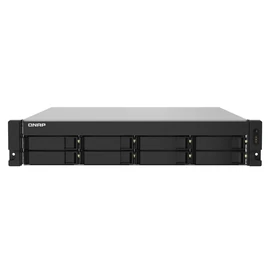 QNAP TS-832PXU NAS Rack (2U) Annapurna Labs AL324 4 GB DDR4 0 TB QNAP Turbo System Alumínium, Fekete