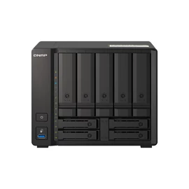 QNAP TS-H973AX NAS Tower Ryzen Embedded V1500B 32 GB DDR4 0 TB QuTS hero Fekete