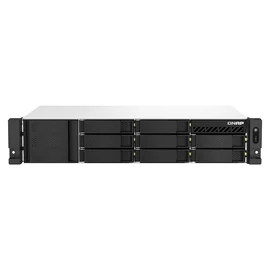 QNAP TS-873AEU-4G tárolószerver NAS Rack (2U) Ryzen Embedded V1500B 4 GB DDR4 0 TB QuTS hero Fekete