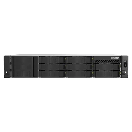 QNAP TS-855EU-RP NAS Rack (2U) Intel Atom® C5125 8 GB DDR4 0 TB QuTS hero Fekete