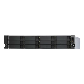 QNAP TL-R1200S-RP tárolóegység burkolat HDD/SSD ház Fekete, Szürke 2.5/3.5"