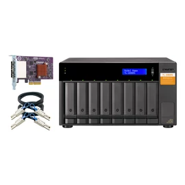 QNAP TL-D800S tárolóegység burkolat HDD/SSD ház Fekete, Szürke 2.5/3.5"