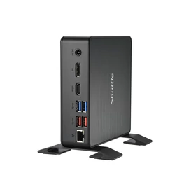 Shuttle NC40U5 PC/munkaállomás alapgép 0.84L sized PC Fekete i5-1235U Intel® SoC