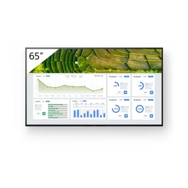 Sony FW-65BZ30L tartalomszolgáltató (signage) kijelző Laposképernyős digitális reklámtábla 165,1 cm (65") LCD Wi-Fi 440 cd/m2 4K Ultra HD Fekete Android 24/7
