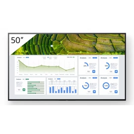Sony FW-50BZ30L tartalomszolgáltató (signage) kijelző Laposképernyős digitális reklámtábla 127 cm (50") LCD Wi-Fi 440 cd/m2 4K Ultra HD Fekete Android 24/7