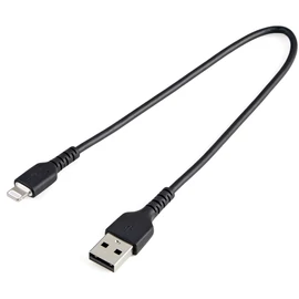 StarTech.com RUSBLTMM30CMB mobiltelefon kábel Fekete 0,3 M USB A Lightning