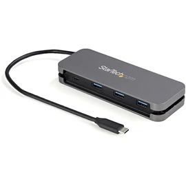 StarTech.com HB30CM3A1CB hálózati csatlakozó USB 3.2 Gen 1 (3.1 Gen 1) Type-C 5000 Mbit/s Fekete, Szürke