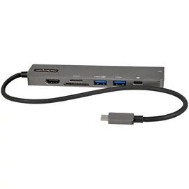 StarTech.com DKT30CHSDPD1 dokkoló állomás és port replikátor Vezetékes USB 3.2 Gen 1 (3.1 Gen 1) Type-C Fekete, Szürke