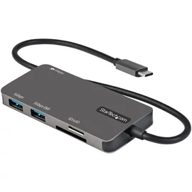 StarTech.com DKT30CHSDPD dokkoló állomás és port replikátor Vezetékes Szürke