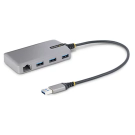 StarTech.com 5G3AGBB-USB-A-HUB dokkoló állomás és port replikátor Vezetékes USB 3.2 Gen 1 (3.1 Gen 1) Type-A Szürke