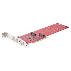StarTech.com DUAL-M2-PCIE-CARD-B csatlakozókártya/illesztő Belső M.2