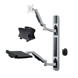 StarTech.com 2PASTSC-WALL-MOUNT ülő/álló munkaállomás