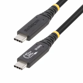 StarTech.com 1M-40G-USB4-CABLE USB kábel USB4 Gen 3x2 USB C Fekete