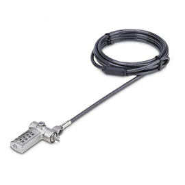 StarTech.com UNIVCS-LAPTOP-LOCK kábelzár Fekete, Ezüst 2 M