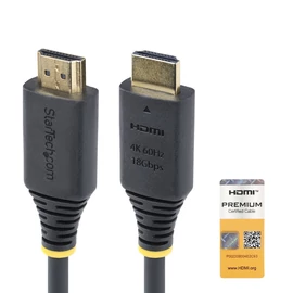 StarTech.com HDMI2CABLE-4K60-150C HDMI kábel 1,5 M HDMI A-típus (Standard) Fekete
