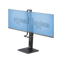 StarTech.com 2MC1S-MONITOR-STAND asztali TV konzol 68,6 cm (27") Fekete