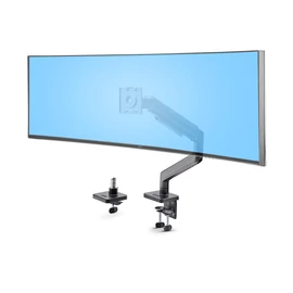StarTech.com H1M1AG1-MONITOR-ARM asztali TV konzol 124,5 cm (49") Fekete