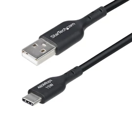 StarTech.com USB2AC2MNC USB kábel USB 2.0 2 M USB A USB C Fekete