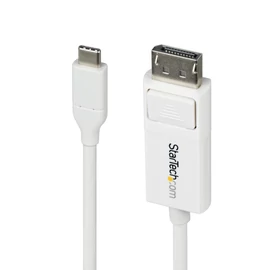 StarTech.com CDP2DP2MBW video átalakító kábel 1,9 M DisplayPort USB C-típus Fehér