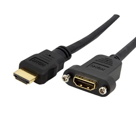 StarTech.com HDMIPNLFM3 HDMI kábel 0,9 M HDMI A-típus (Standard) Fekete