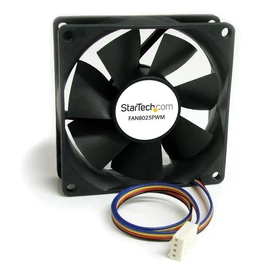 StarTech.com FAN8025PWM számítógépes hűtőrendszer Számítógép ház Ventilátor 8 cm Fekete