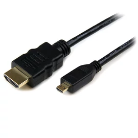 StarTech.com HDADMM50CM HDMI kábel 0,5 M HDMI A-típus (Standard) HDMI D-típus (Micro) Fekete