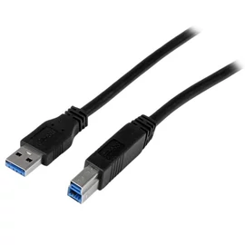 StarTech.com USB3CAB2M USB kábel USB 3.2 Gen 1 (3.1 Gen 1) 2 M USB A USB B Fekete