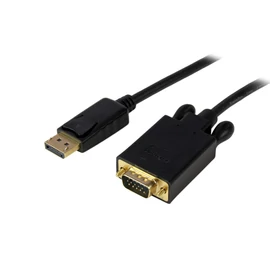 StarTech.com DP2VGAMM6B video átalakító kábel 1,8 M DisplayPort VGA (D-Sub) Fekete