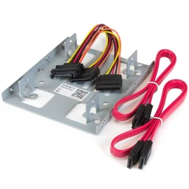 StarTech.com BRACKET25X2 beépítő keret 8,89 cm (3.5") HDD tartó keret Rozsdamentes acél