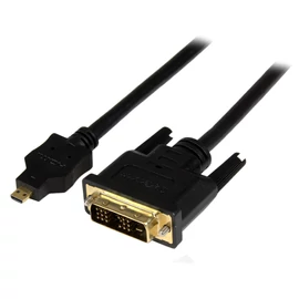StarTech.com HDDDVIMM2M video átalakító kábel 2 M Micro-HDMI DVI-D Fekete