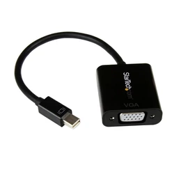 StarTech.com MDP2VGA2 video átalakító kábel 0,18 M Mini DisplayPort VGA (D-Sub) Fekete