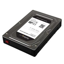StarTech.com 25SAT35HDD beépítő keret 8,89 cm (3.5") Tárolómeghajtó tálca Fekete, Ezüst