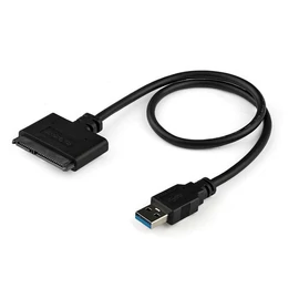 StarTech.com USB3S2SAT3CB dokkoló állomás és port replikátor Fekete
