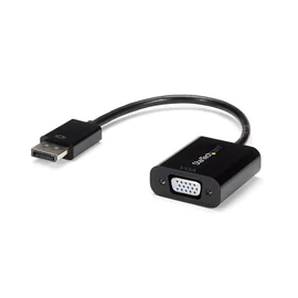 StarTech.com DP2VGA3 video átalakító kábel 0,1 M DisplayPort VGA (D-Sub) Fekete