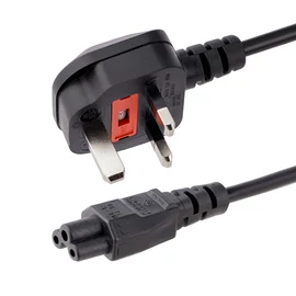 StarTech.com PXTNB3SUK1M tápkábel Fekete 1 M BS 1363 C5 csatlakozó