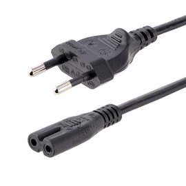 StarTech.com PXTNB2SEU1M tápkábel Fekete 1 M CEE7/16 C7 csatlakozó