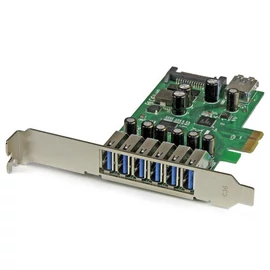 StarTech.com PEXUSB3S7 csatlakozókártya/illesztő Belső SATA, USB 3.2 Gen 1 (3.1 Gen 1)