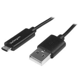 StarTech.com USBAUBL1M USB kábel USB 2.0 1 M USB A Micro-USB B Fekete