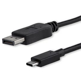 StarTech.com CDP2DPMM6B video átalakító kábel 1,8 M DisplayPort USB C-típus Fekete