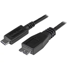 StarTech.com USB31CUB50CM USB kábel USB 3.2 Gen 2 (3.1 Gen 2) 0,5 M USB C Micro-USB B Fekete