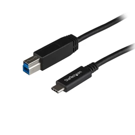 StarTech.com USB31CB1M USB kábel USB 3.2 Gen 2 (3.1 Gen 2) 1 M USB C USB B Fekete