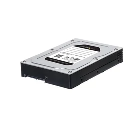StarTech.com 25SATSAS35HD beépítő keret 8,89 cm (3.5") HDD tartó keret Fekete, Ezüst