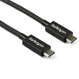StarTech.com TBLT34MM80CM Thunderbolt kábel 0,8 M 40 Gbit/s Fekete