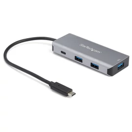 StarTech.com HB31C3A1CB hálózati csatlakozó USB 3.2 Gen 2 (3.1 Gen 2) Type-C 10000 Mbit/s Fekete, Szürke