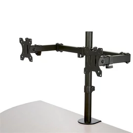 StarTech.com ARMDUAL2 asztali TV konzol 81,3 cm (32") Fekete